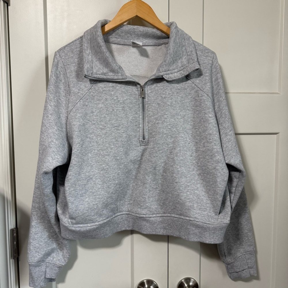 All in Motion fleece quarter zip pullover sweatshirt Women's size XXL Like new